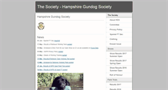 Desktop Screenshot of hampshiregundogsociety.co.uk