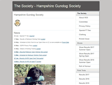 Tablet Screenshot of hampshiregundogsociety.co.uk
